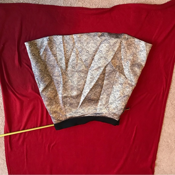 Narciso Rodriguez for Design Nation Metallic A Line Skirt - Picture 2 of 10